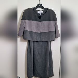 Jessica Howard's Vintage Classic Colorblock Jacket and Sheath Dress